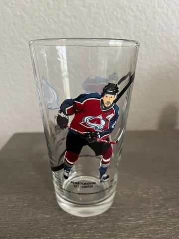 2004 Arby's Colorado Avalanche Pint Glass Peter Forsberg Teemu Selanne 4 Of 4 Cover