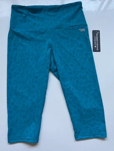 Running Bare Leggings, AUS12/USA6/UK12, Blue and reflective, tags attached - Picture 1 of 3