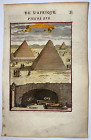 PYRAMIDES ET MOMIES ÉGYPTE 1683 ALAIN MANESSON MAILLET VUE ANTIQUE 17ÈME SIÈCLE