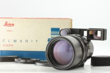 Cla'd [N MINT in Box] Leica 135mm f2.8 Elmarit M Lens with Goggles Black 11829 L