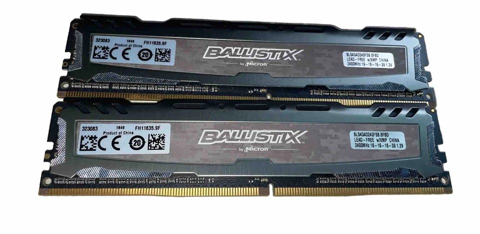 Crucial Ballistix Sport 4GB DDR4 SDRAM Memory x 2 - Image 1 of 1