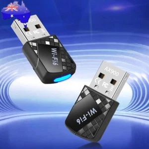 Mini USB WiFi Adapter 900Mbps Wireless WiFi Receiver Driver Free for PC Laptop - Afbeelding 1 van 12