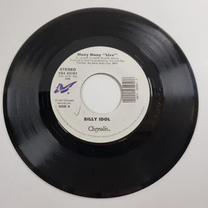 Billy Idol "Mony Mony (Live)" "Shakin' All Over" 45 Tested Vg+ Chrysalis - Picture 1 of 4