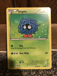 Pokemon Black & White Boundaries Crossed Tangela Basic Stage Card - Picture 1 of 4