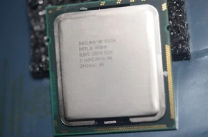 Lot of 2 Intel Xeon X5550 SLBF5 2.66Ghz/8M/6.40 4 Core LGA1366 CPU Processor - Picture 1 of 2