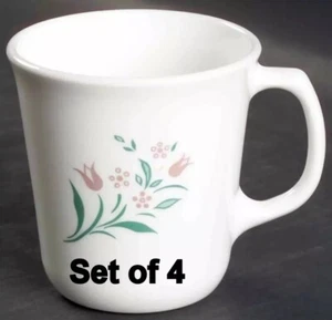 Juego de 4 tazas/tazas Corelle Coring Ware Rosemarie de 3,5"" - Imagen 1 de 1