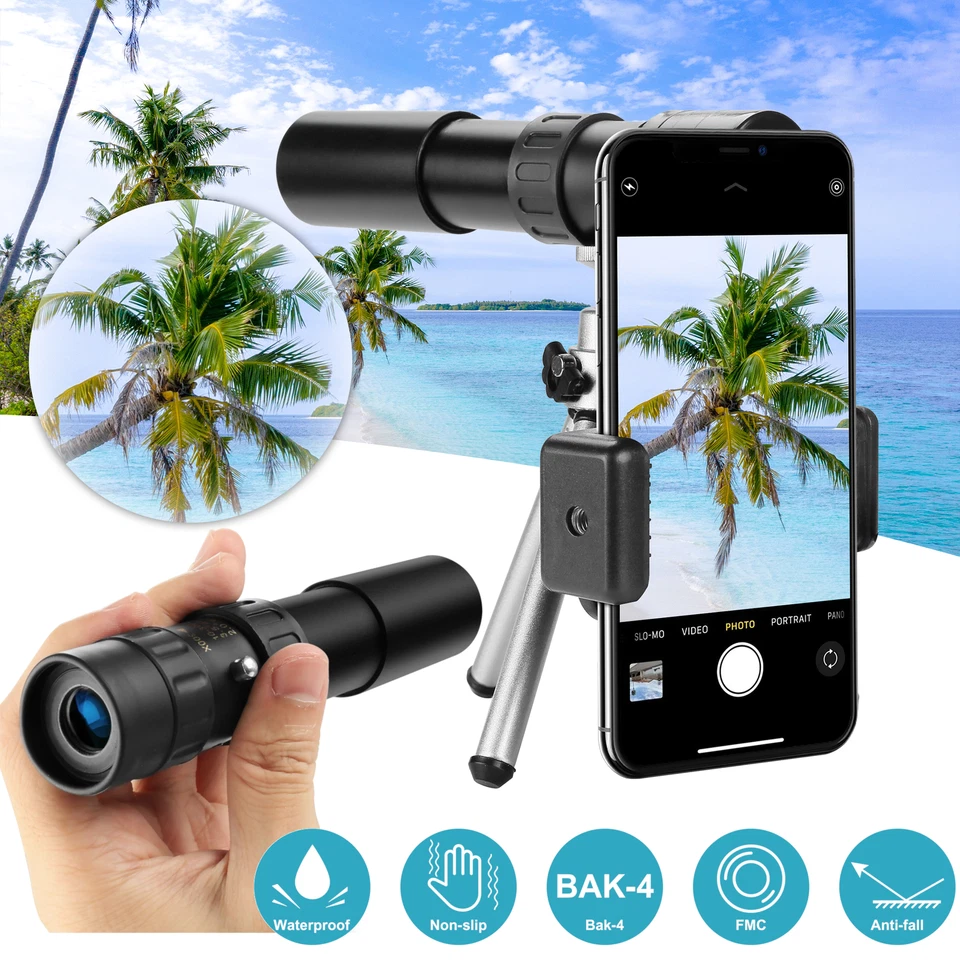 Monocular Arctic P9 Military Telescope 4k 10-300x40mm Day/Night Vision HD+Tripod - Image 1 of 4