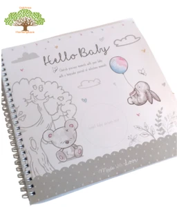 Baby Record Book Keepsake Journal & Milestone Record Book 9” x 9” - Picture 1 of 8
