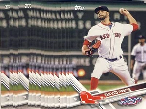 (60) 2017 Topps Eröffnungstag David Price Basiskarte LOT Red Sox #132 - Bild 1 von 1