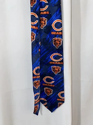 Corbata de Colección Chicago Bears Fútbol NFL Hombres 100% Seda Hecha en EE. UU. Foto 1 de 4