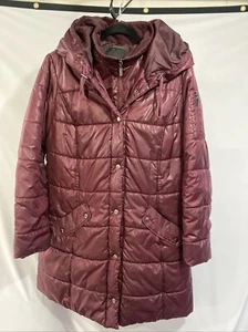 Mossimo Coat Burgundy Puffer Size XXL - Picture 1 of 6