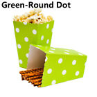 12pcs Popcorn Boxes Bags Kids Party Treat Boxes Wedding Birthday Decorations New