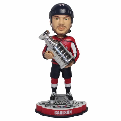 John Carlson Washington Capitals 2018 NHL Stanley Cup Champions Bobblehead Cover
