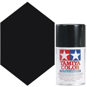 Tamiya Polycarbonate PS-5 Black Spray Paint 86005 - Picture 1 of 1