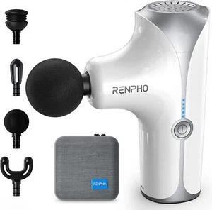 RENPHO Mini Massage Gun Deep Tissue Percussion Muscle Massager Handheld Electric - Picture 1 of 8