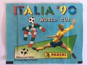 Panini Italia 90 World Cup Sealed Football Sticker Packet (unopened)
