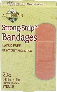 All Terrain Sterile Strong Strip Bandage Heavy Duty 3.25in x 1in 20 ct Pack of 3 - Picture 1 of 4