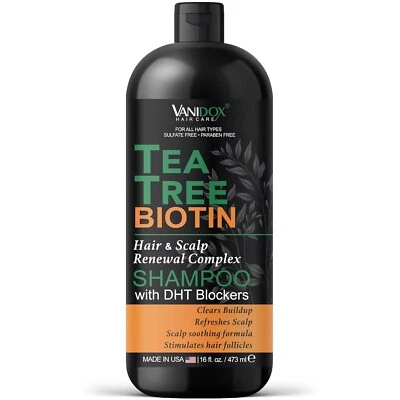 Tea Tree Shampoo with Biotin and 100% Pure Tea Tree Oil - Image 1 of 4