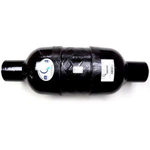 Centek 1000165 Vernatone Round Inline Marine Boat Muffler 4 in. - Picture 1 of 2