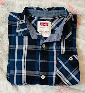 LEVI'S Boy's Long Sleeve Shirt - size MEDIUM = 10-12yo = 140-150cm (#C563) - Picture 1 of 8