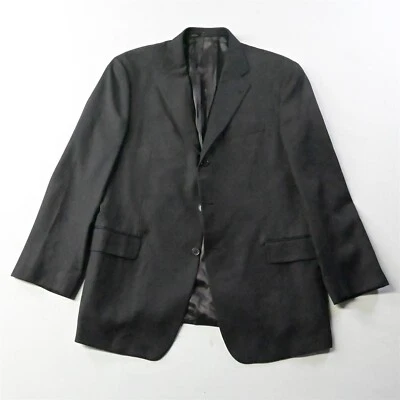 Chaqueta Blazer Abrigo Deportivo Joseph Abboud 44R Marrón Rayas Lana 3 Botones Para Hombre Foto 1 de 4