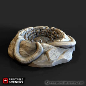 Sand Worm Faw - Sarlacc Rampage Gothic Wargaming Terreno Sarlac D&D, DnD - Imagen 1 de 1