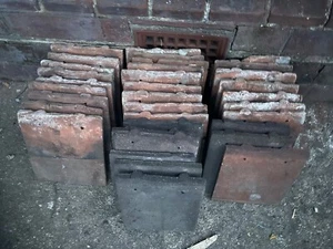 Reclaimed Plain Clay Eaves Tiles. Reds, Mixed Brindle. Rosemary Acme Etc - Picture 1 of 3