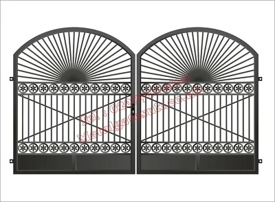 Tor nach Maß | Doppeleingangstore | Schmiedeeiserne Tore | Gartentor | - Bild 1 von 3