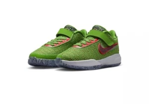 Nike Lebron XX 20 Stocking Stuffer (PS) 11C 12k Preescolar Verde Manzana Rojo Raro - Imagen 1 de 10