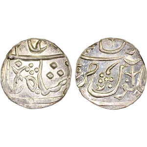1759 - 1806 India Rupee Maratha Confederacy NGC MS 64 KM-93, Shah Alam II - Picture 1 of 2