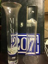 2 MUMM'S CHAMPAGNE Modern Bubble Glass 4 oz. ? Tall Champagne Wine Glasses VTG ?