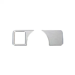 Silver Aluminum Headlight Lamp Switch Button Cover 2PCS For Benz GLK 2009-2015 - Imagen 1 de 10