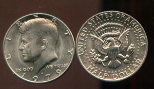 1979-D KENNEDY MEZZO DOLLARO (RK984) Bella moneta - Foto 1 di 1
