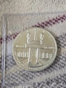 Gedenkmünze Silber PP Dollar 1984 Olympiade Los Angeles Stempelglanz 1 Dollar Münze - Bild 1 von 2