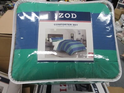 IZOD, AMERICAN RUGBY  Comforter Set 2 Pillow Sham KING SET BRAND NEW - Image 1 of 3