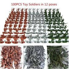 Hot Tanks Turret 12 Poses Army Men Figures Plastic Soldiers Military Toy