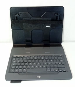 Logitech Wireless Bluetooth Keyboard Tablet Universal Folio Detachable Y-R0063  - Picture 1 of 8