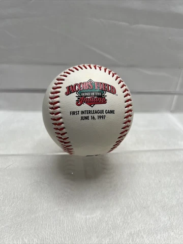 6/16/1997 Interleague Baseball Cleveland Indians vs Cincinnati Reds Jacobs Field Cover