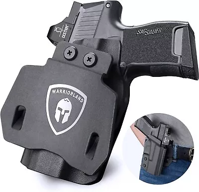 OWB Kydex Holster Fit Sig P365/P365 SAS/P365X/ P365XL Pistol Outside Waistband - Image 1 of 4