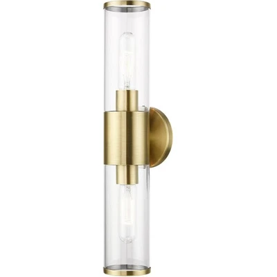 Livex Lighting 17282-01 Banca Bathroom Vanity Light Antique Brass - Image 1 of 4