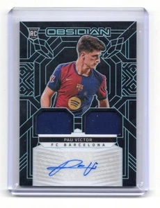 2024-25 Obsidian Pau Victor DUAL JERSEY AUTO AUTOGRAPH RC 198/199 FCB - Picture 1 of 1