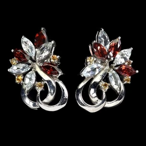 925 Sterling Silver Earrings Marquise Aquamarine 6x3mm Sapphire Gemstone Jewelry - Picture 1 of 13