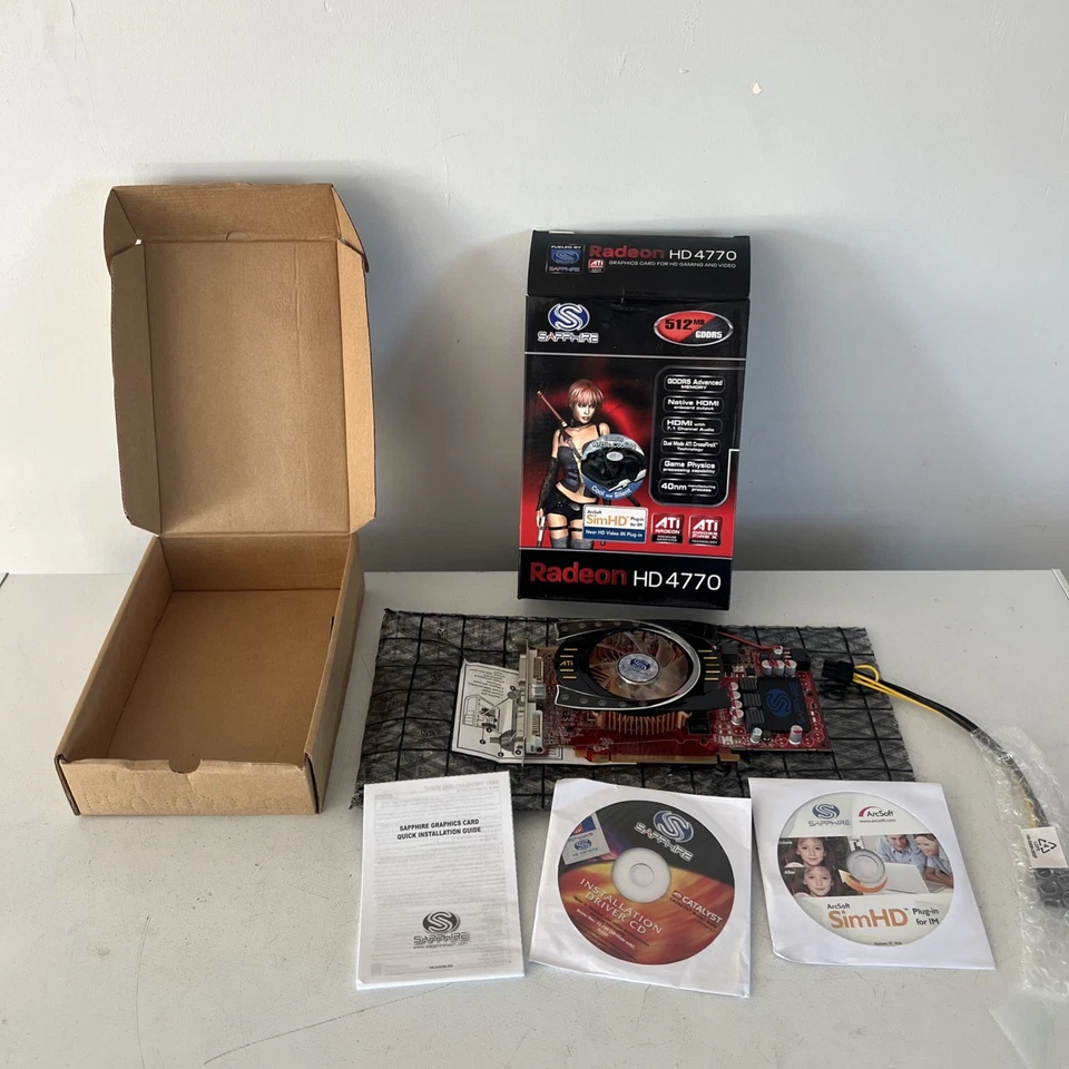 Sapphire GFX ATI Radeon HD4770 512Mb GDDR5 PCI-E Dual DVI - Image 1 of 4