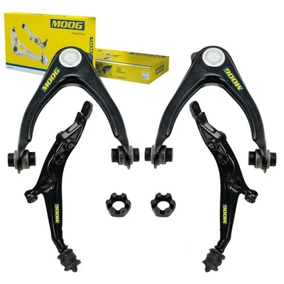 Conjunto de 4 peças de braço de controle dianteiro inferior e superior MOOG 97-01 Honda CR-V - Imagem 1 de 4