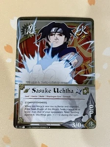 Naruto CCG, Sasuke Uchiha, 496, 1st Edition, LP, Foil - Picture 1 of 2