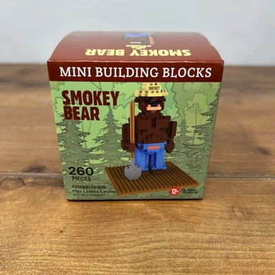 Smokey Bear Mini Building Blocks 260 Pieces Complete Sealed National Park - Image 1 of 4