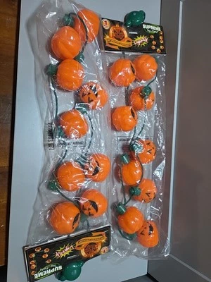 Collar iluminado calabaza de Halloween juguete supremo y fiesta  Foto 1 de 4