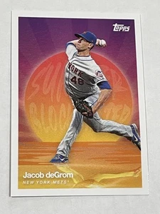 2020 Topps MLB Summer Blockbusters Baseball #17 - Jacob deGrom - New York Mets - Picture 1 of 2
