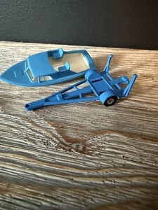 MATCHBOX LESNEY 9 BARCO Y REMOLQUE BARCO AZUL - Imagen 1 de 4