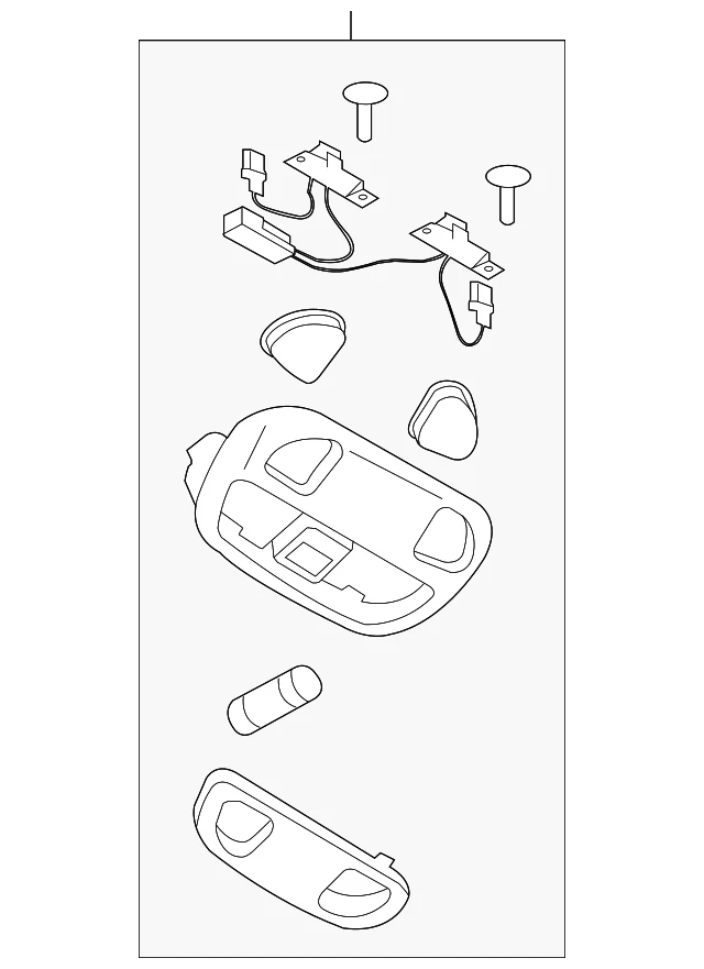 Lámpara de mapa genuina Subaru 2016 WRX WRX STI 84621VA070JC Foto 1 de 2